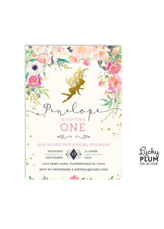 Fairy themed Birthday Invitation Best 25 Fairy Invitations Ideas On Pinterest