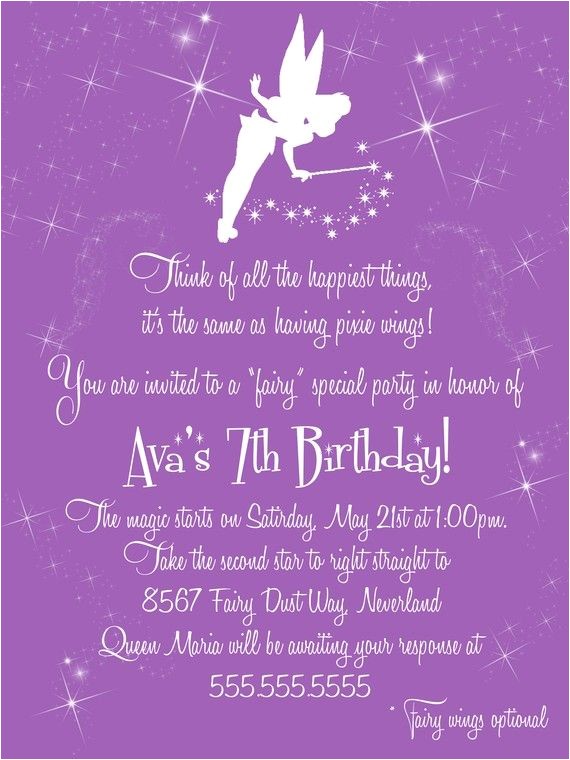 Fairy themed Birthday Invitation Wording Fairy Party Invitation Wording Fairy Enchanted