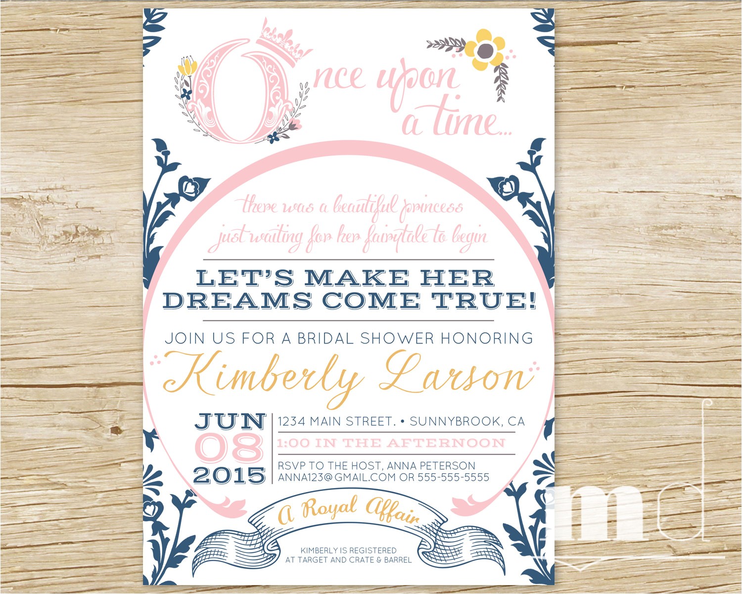 Fairytale Bridal Shower Invitations Fairytale Bridal Shower Invitation Fairytale Wedding Invite