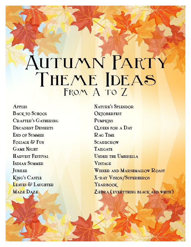 Fall themed Party Invitations Fall Party Ideas Savvy Entertaining