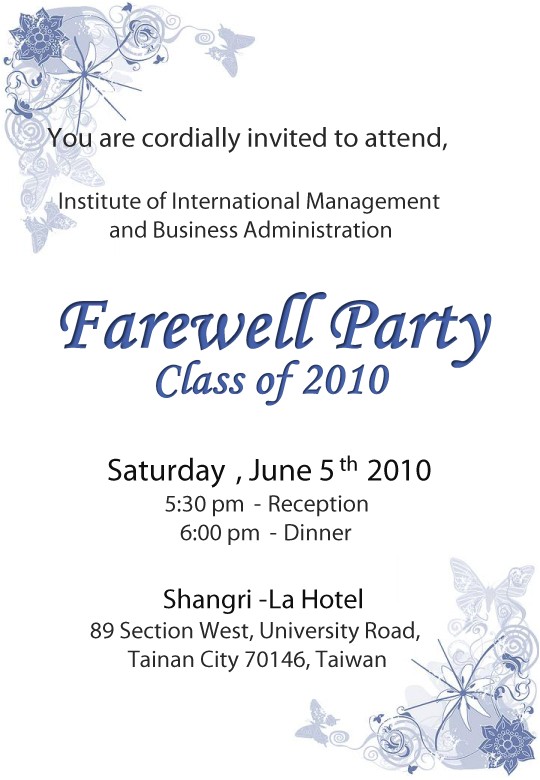 Farewell Party Invite Email Farewell Party Invitation Farewell Party Invite Email Farewell Party Invitation