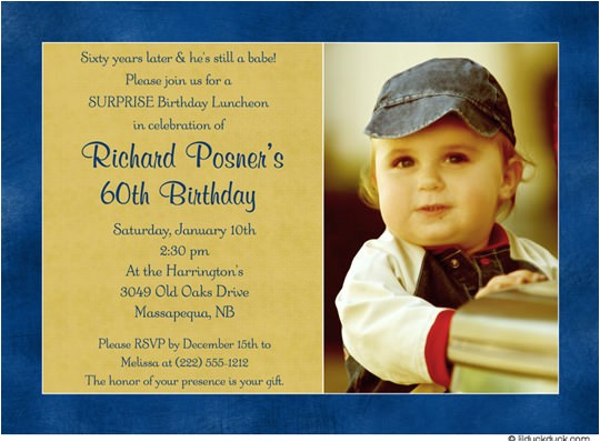 Father S 60th Birthday Invitation Wording 60th Birthday Invitations for Men Bagvania Free
