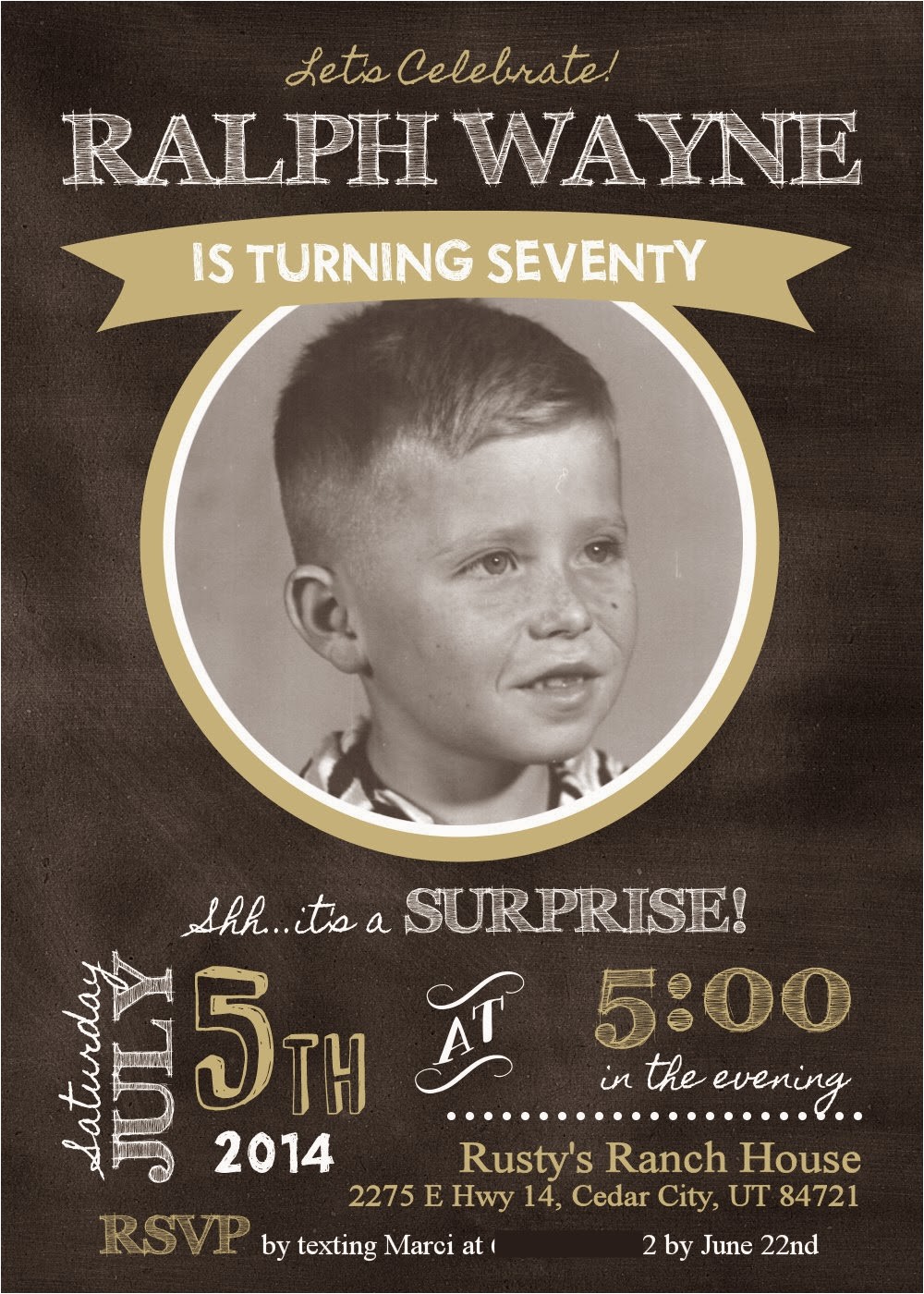 Father S 60th Birthday Invitation Wording Marci Coombs Dad 39 S 70th Surprise Birthday Party