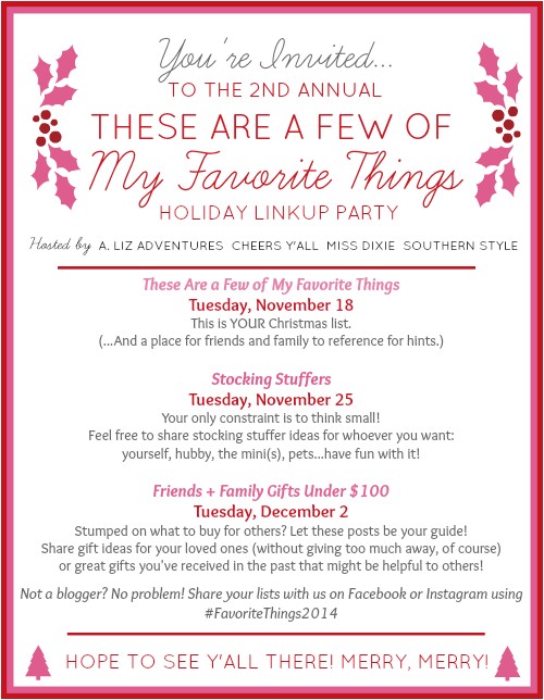 Favorite Things Party Invitation Wording Raising southern Grace these are A Few Of My Favorite Favorite Things Party Invitation Wording Raising southern Grace these are A Few Of My Favorite