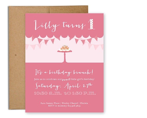 First Birthday Brunch Invitations Birthday Brunch First Birthday Invitation First Birthday Brunch Invitations Birthday Brunch First Birthday Invitation