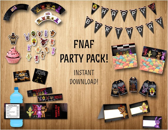 Five Nights at Freddy S Invitations Party City Five Nights at Freddy S Party Pack Fnaf Party by Five Nights at Freddy S Invitations Party City Five Nights at Freddy S Party Pack Fnaf Party by