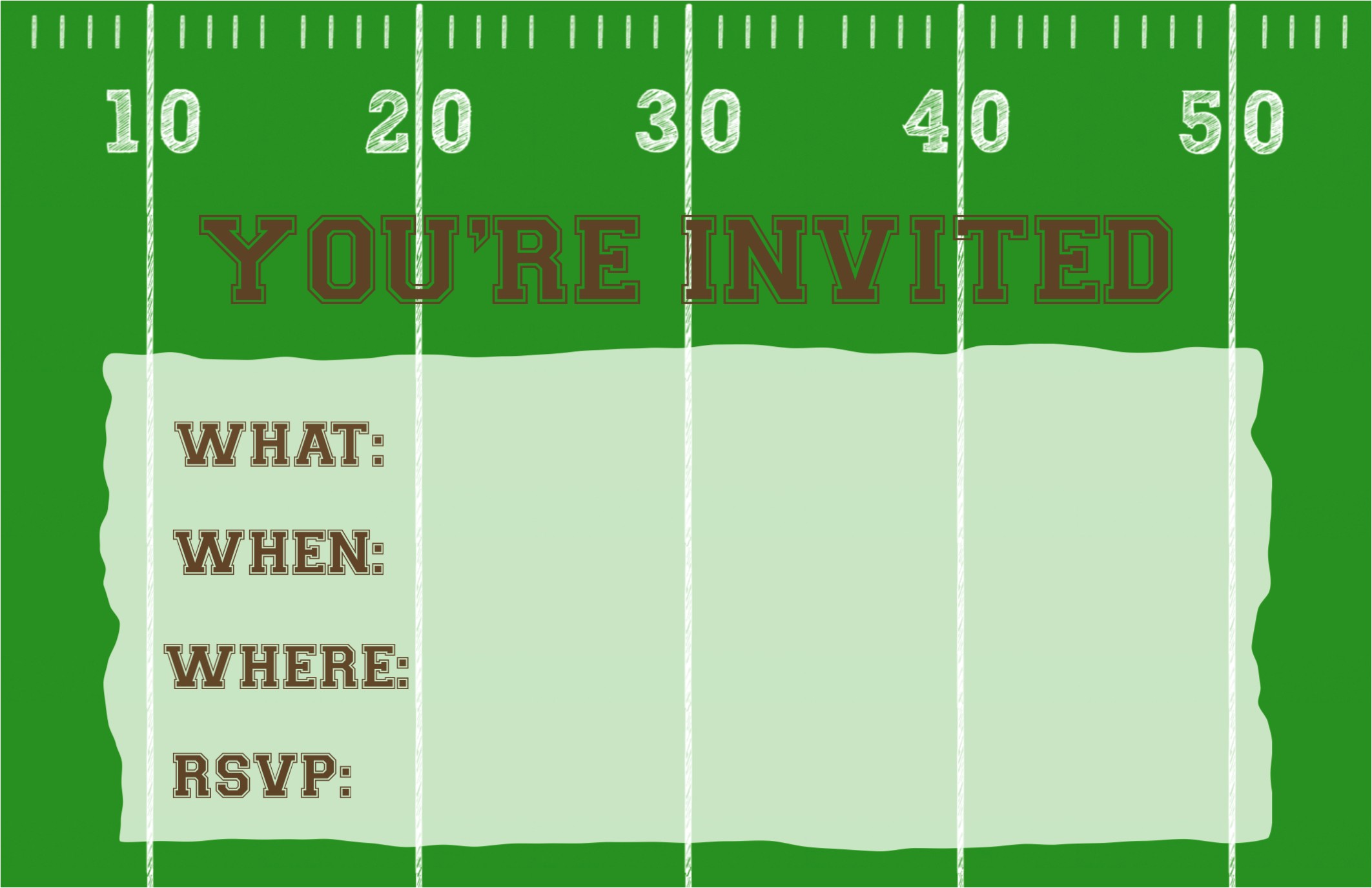 Football Birthday Party Invitation Templates Free Football Invitation Template Free – orderecigsjuicefo