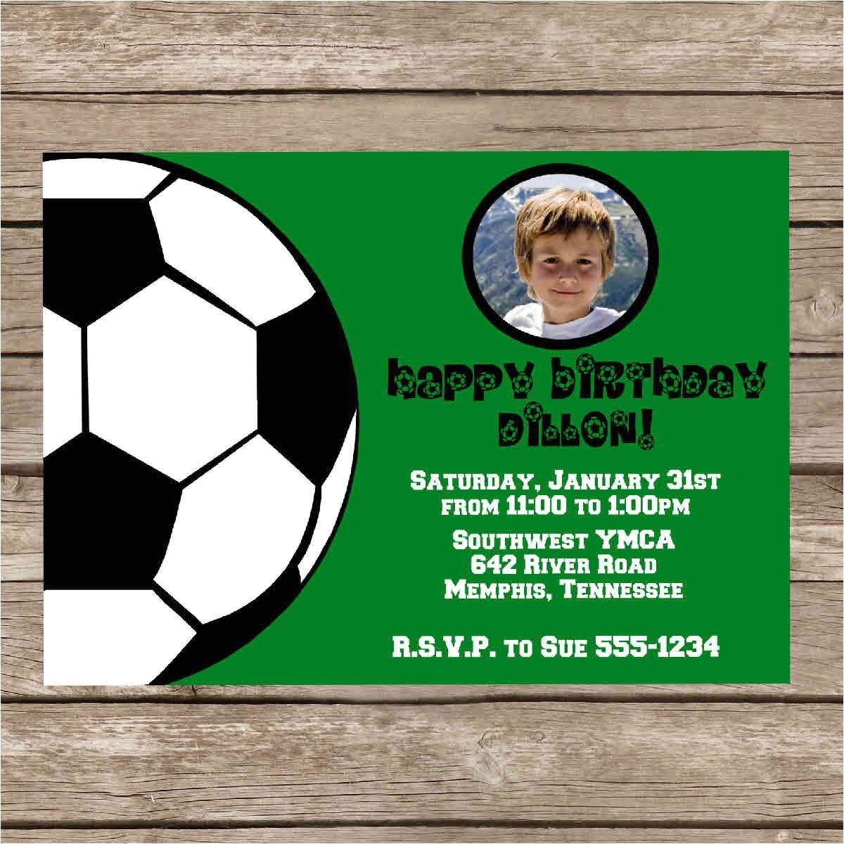 Football Birthday Party Invitation Templates Free Free Football Birthday Invitations