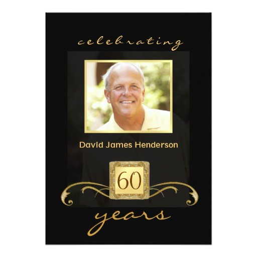Formal 60th Birthday Invitation Wording 60th Birthday Party Invitations formal for Men