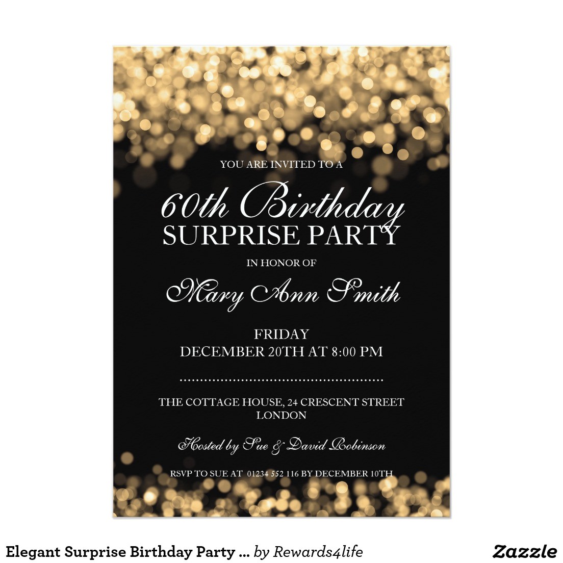 Formal 60th Birthday Invitation Wording Surprise 60th Birthday Invitation Wording