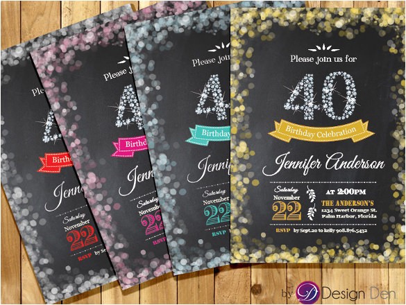 Free 40th Birthday Invitations Templates 25 40th Birthday Invitation Templates – Free Sample Free 40th Birthday Invitations Templates 25 40th Birthday Invitation Templates – Free Sample