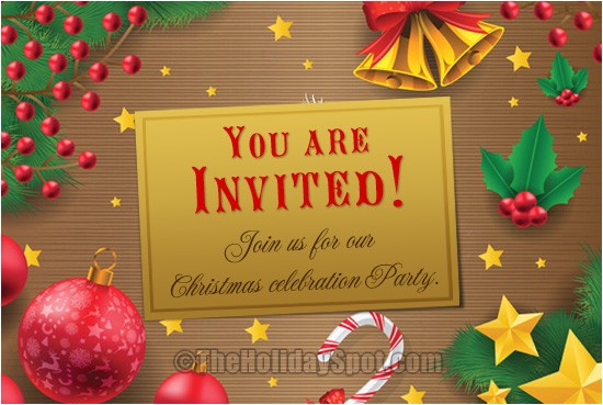 Free Animated Christmas Party Invitations Christmas Greeting Cards Wishes Free Ecards