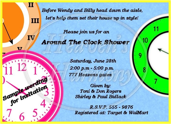 Free Around the Clock Bridal Shower Invitation Templates Around the Clock Bridal Shower Invitations – Gangcraft Free Around the Clock Bridal Shower Invitation Templates Around the Clock Bridal Shower Invitations – Gangcraft