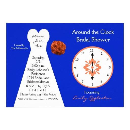 Free Around the Clock Bridal Shower Invitation Templates Bridal Shower Invitations Around the Clock Bridal Shower Free Around the Clock Bridal Shower Invitation Templates Bridal Shower Invitations Around the Clock Bridal Shower