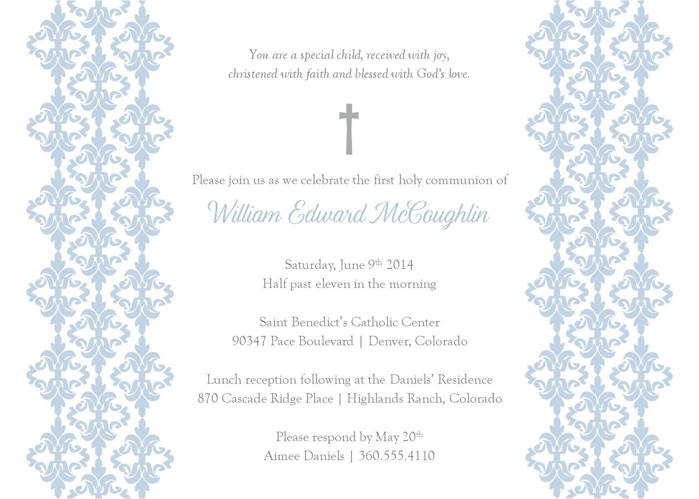 Free Baptism Templates for Printable Invitations Baptism Invitation Template Baptism Invitation Blank