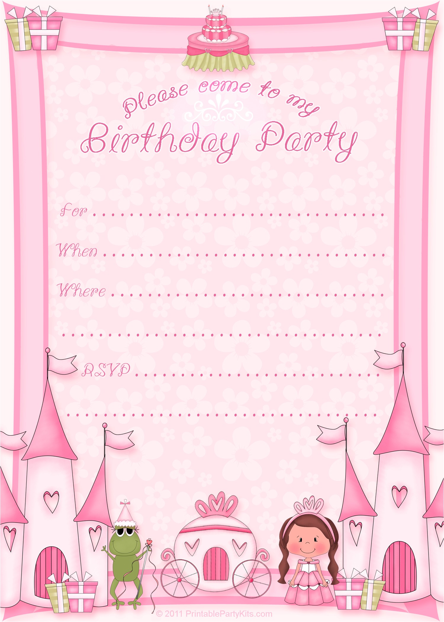 Free Birthday Invitation Templates 50 Free Birthday Invitation Templates You Will Love