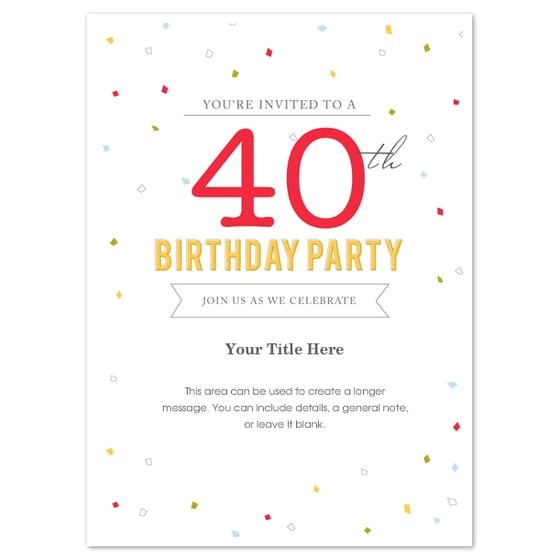 Free Birthday Invitations Templates for Word 40th Birthday Invitation Template Word Free Birthday Invitations Templates for Word 40th Birthday Invitation Template Word