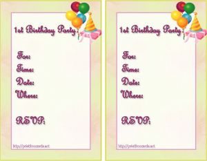 Free Birthday Invitations Templates for Word Birthday Invitation Templates Birthday Invitation