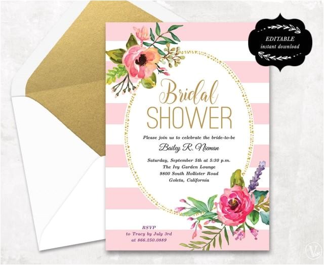 Free Bridal Shower Invitation Templates Downloads Blush Pink Floral Bridal Shower Invitation Template Free Bridal Shower Invitation Templates Downloads Blush Pink Floral Bridal Shower Invitation Template