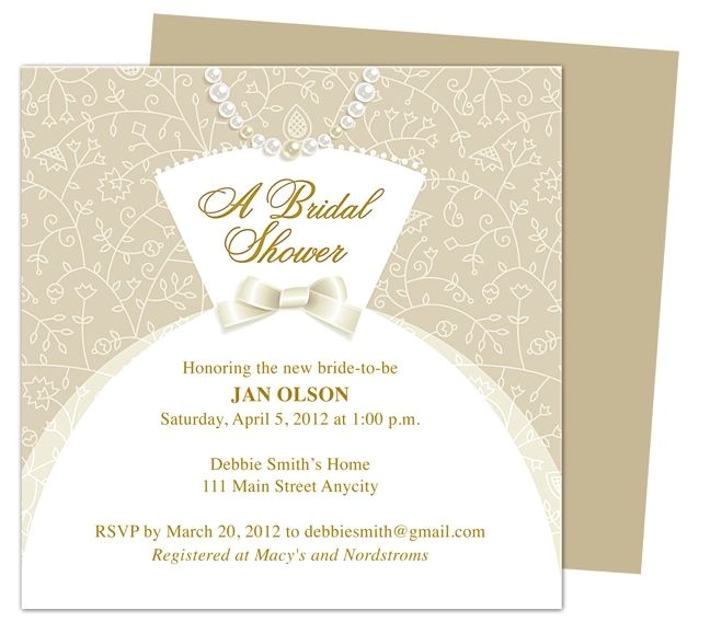 Free Bridal Shower Invitation Templates for Publisher 16 Best Images About Wedding Bridal Shower Invitation