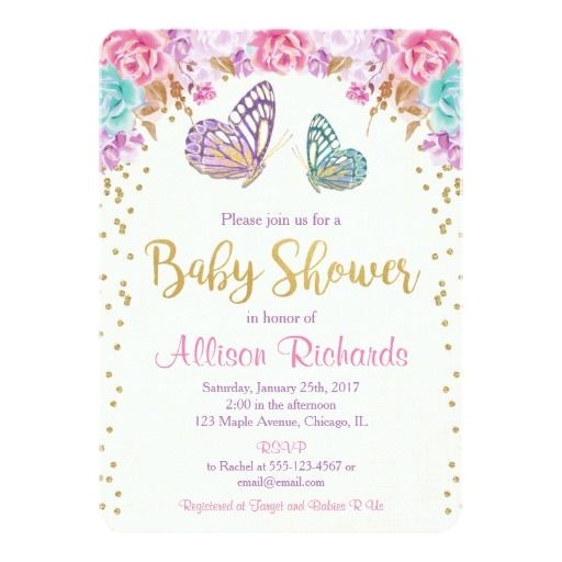 Free butterfly Baby Shower Invitation Templates 346 Best butterfly Baby Shower Invitations Images On