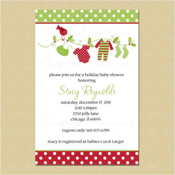 Free Christmas Baby Shower Invitations Christmas Holiday Baby Shower Invitation by Free Christmas Baby Shower Invitations Christmas Holiday Baby Shower Invitation by
