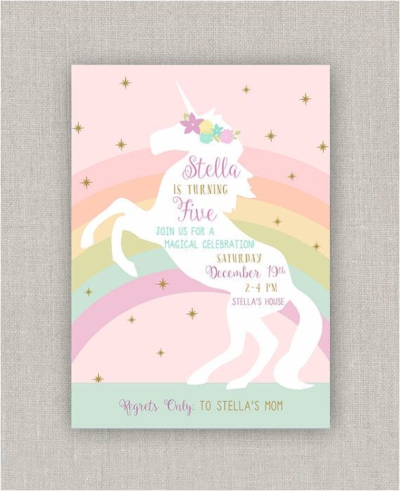 Free Downloadable Unicorn Birthday Invitations Best 25 Unicorn Birthday Invitations Ideas On Pinterest