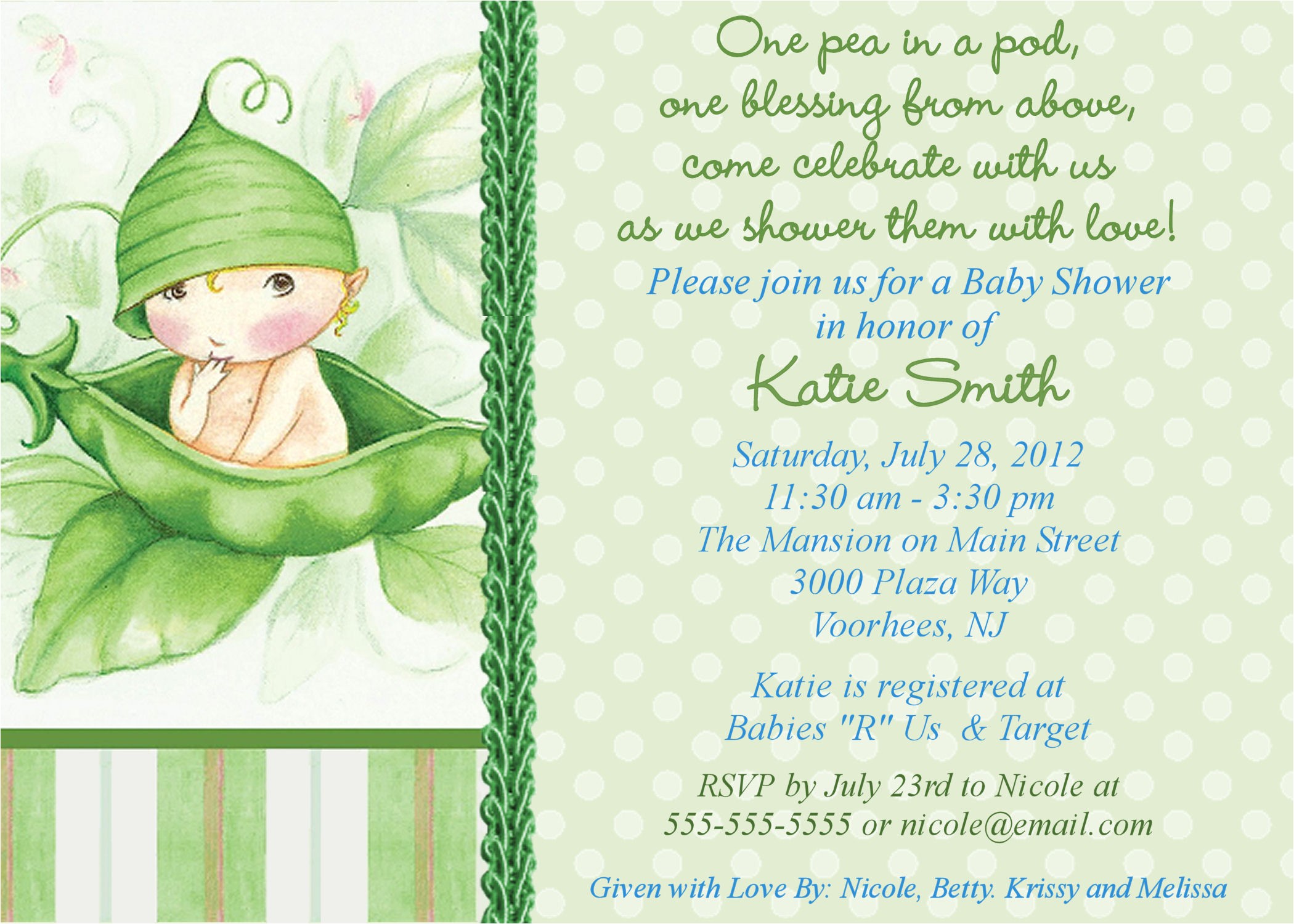 Free E Invites for Baby Shower Free Baby Shower E Invitations