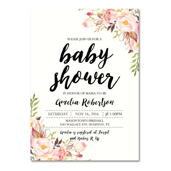 Free Electronic Bridal Shower Invitation Templates Editable Pdf Baby Shower Invitation Diy Elegant Vintage