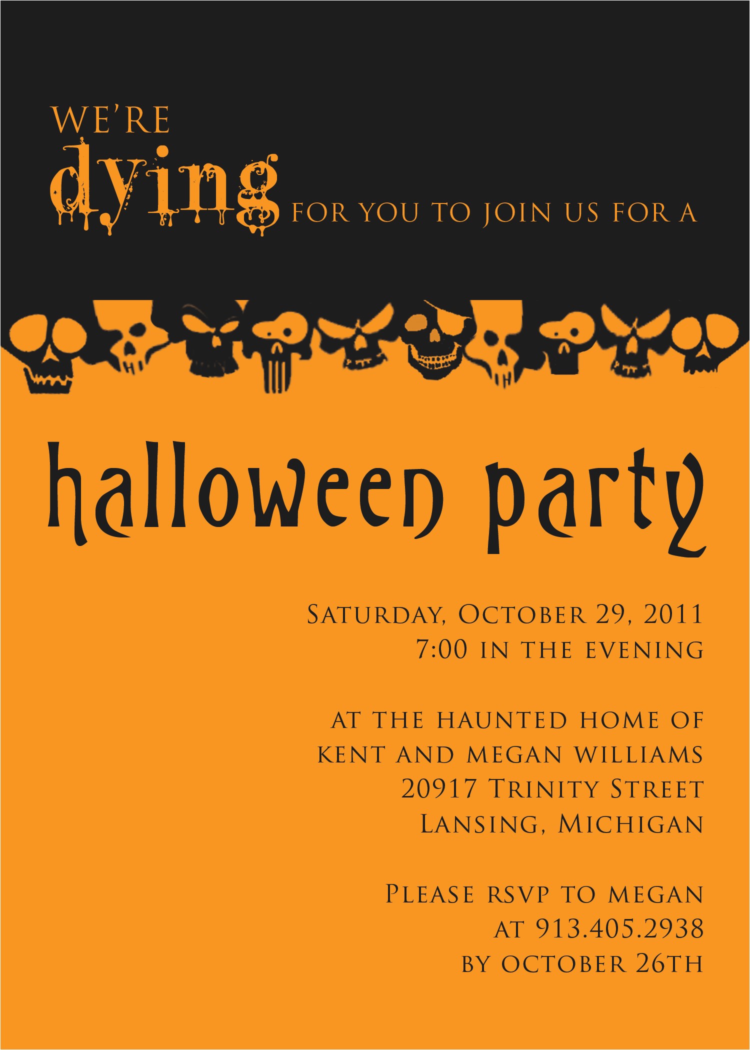 Free Halloween Party Invitation Templates Halloween Party Invitation Templates Free Festival