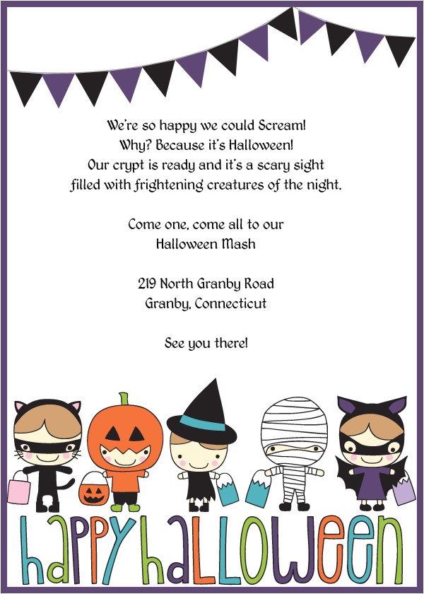 Free Halloween Party Invitation Templates Trick or Treat Halloween Party Invitation Halloween
