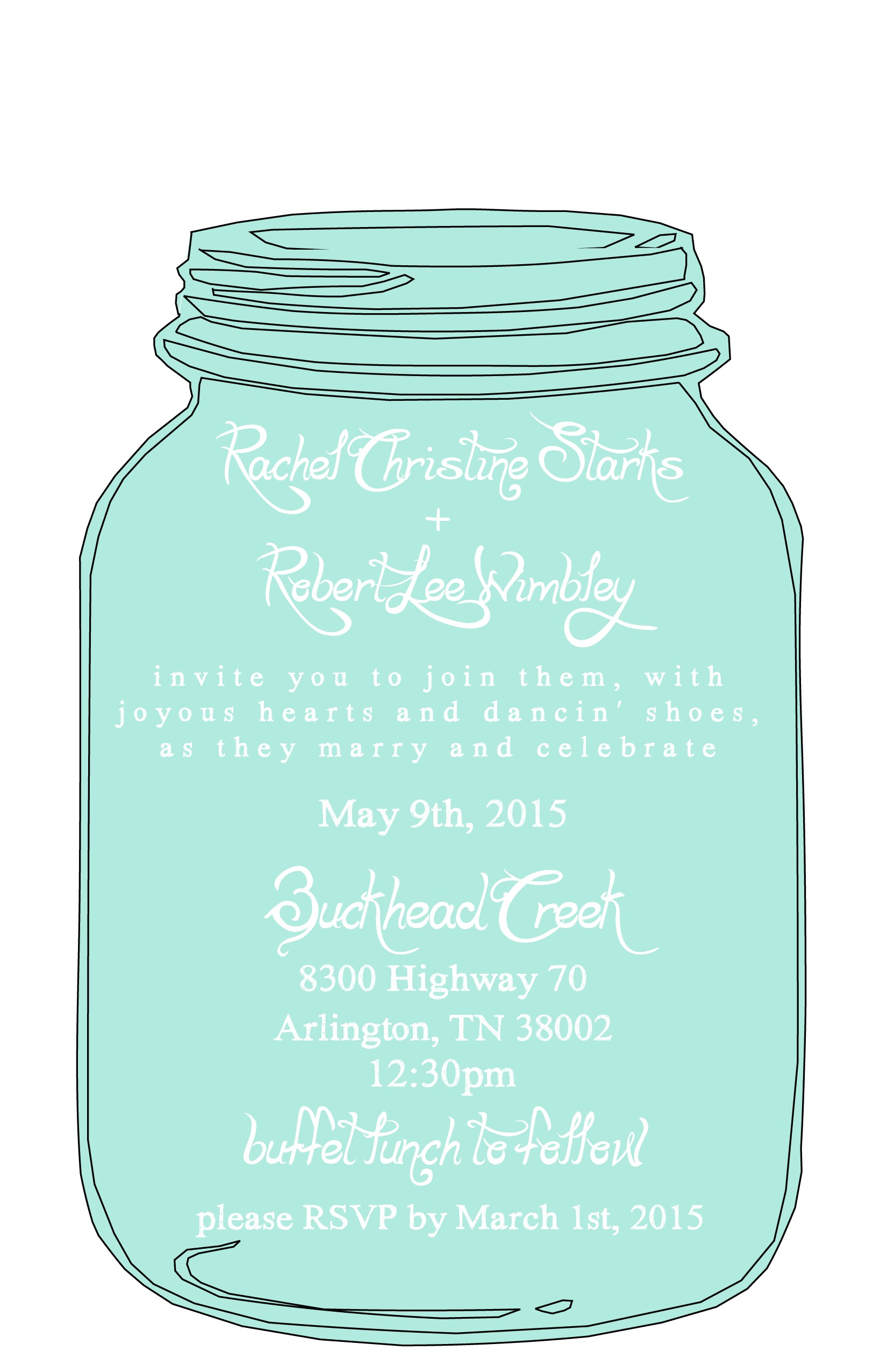 Free Mason Jar Bridal Shower Invitation Templates Mason Jar Free Printable Wedding Invitations Templates
