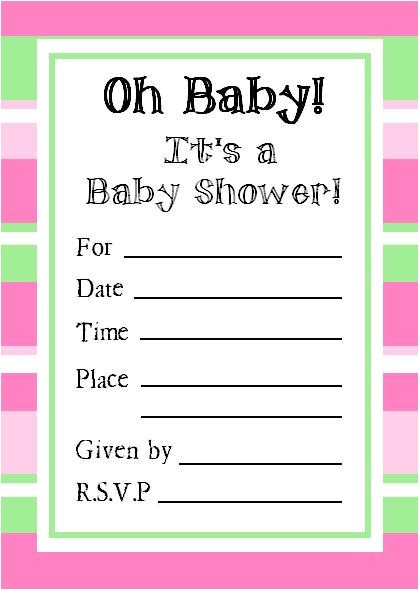Free Online Baby Shower Invitations to Print Free Line Baby Shower Invitations Template