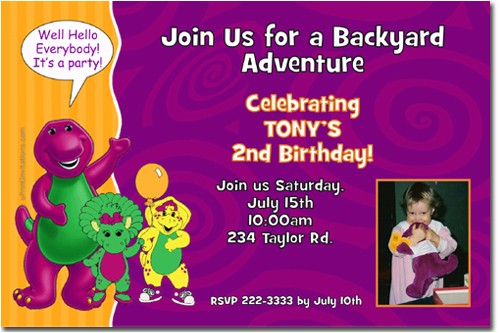 Free Personalized Barney Birthday Invitations Barney Birthday Invitations Candy Wrappers Thank You Free Personalized Barney Birthday Invitations Barney Birthday Invitations Candy Wrappers Thank You