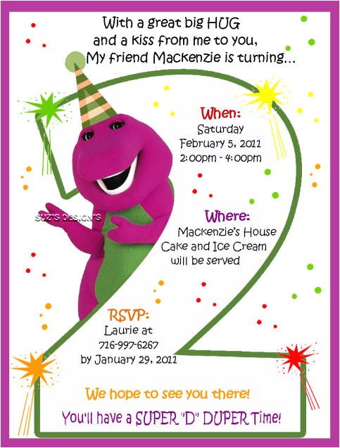 Free Personalized Barney Birthday Invitations Items Similar to Barney Birthday Invitations On Etsy Free Personalized Barney Birthday Invitations Items Similar to Barney Birthday Invitations On Etsy