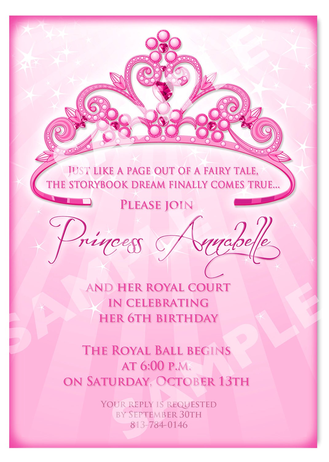 Free Princess Birthday Invitation Template Princess Birthday Invitation Diy Princess Crown Birthday