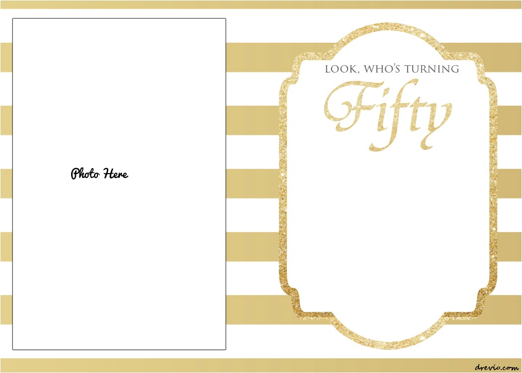 Free Printable 50th Birthday Invitations Free Printable 50th Birthday Invitations Template
