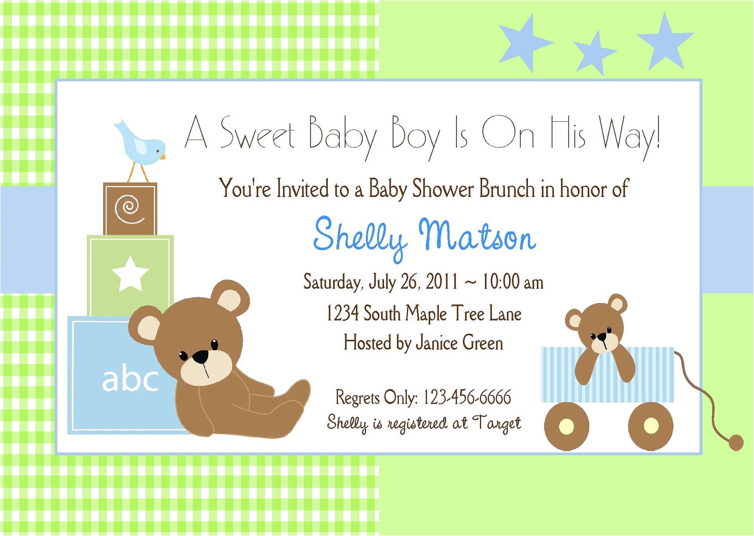 Free Printable Baby Shower Invitations for A Boy Baby Shower Invitation Wording Lifestyle9