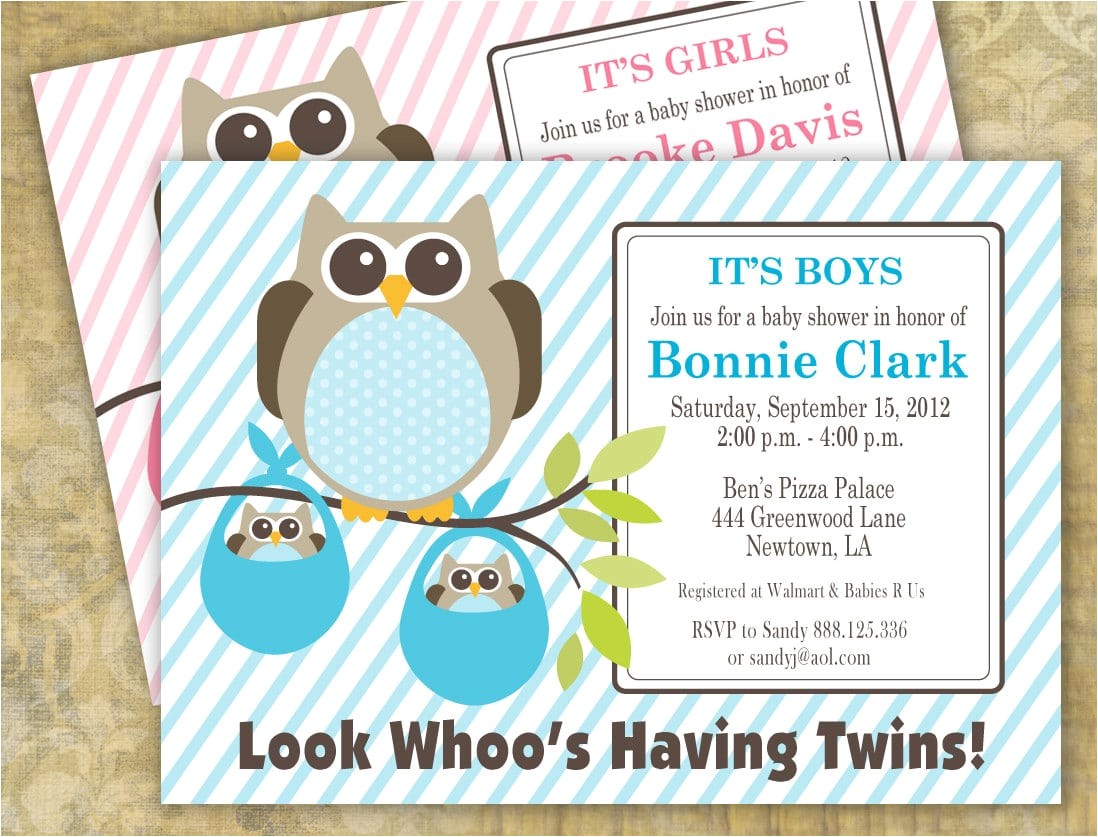 Free Printable Baby Shower Invitations for Twins Boy and Girl Free Printable Baby Shower Invitation for Boys