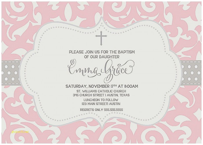 Free Printable Baptism Invitations Templates Baby Shower Invitation Beautiful Free Downloadable Baby