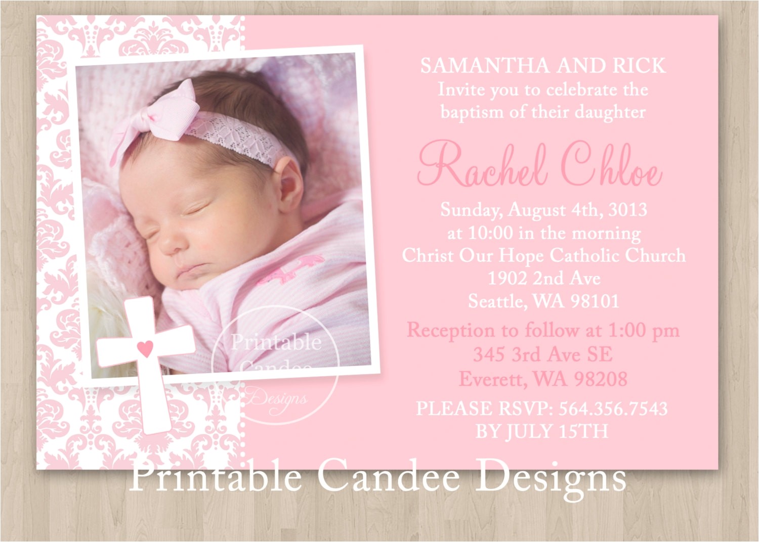 Free Printable Baptism Invitations Templates Baptism Invitations Gratis Templates