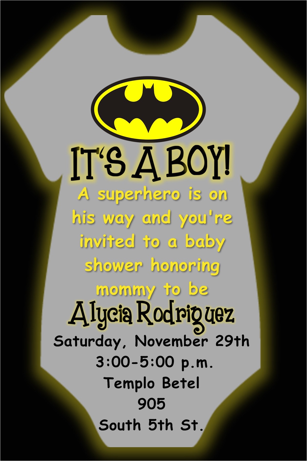 Free Printable Batman Baby Shower Invitations Batman Baby Shower Super Hero Invite Invi and Tips for
