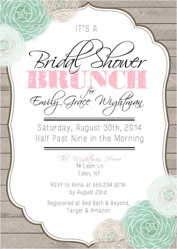 Free Printable Bridal Shower Brunch Invitations Bridal Shower Brunch Printable Invitation Free Printable Bridal Shower Brunch Invitations Bridal Shower Brunch Printable Invitation