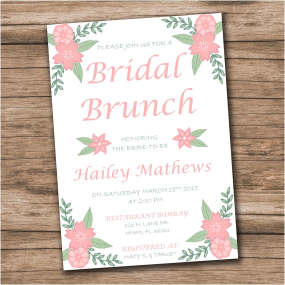 Free Printable Bridal Shower Brunch Invitations Bridal Shower Invitation Template Download Instantly Free Printable Bridal Shower Brunch Invitations Bridal Shower Invitation Template Download Instantly