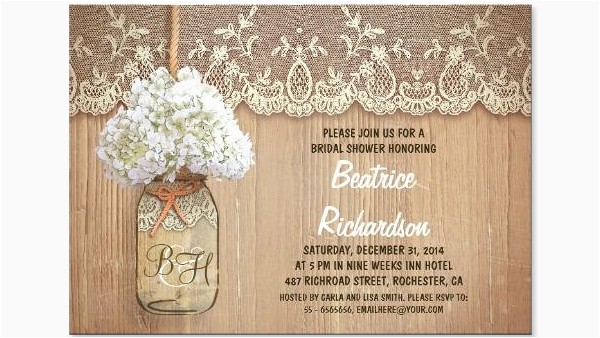 Free Printable Bridal Shower Invitations Rustic Rustic Bridal Shower Invitations Template
