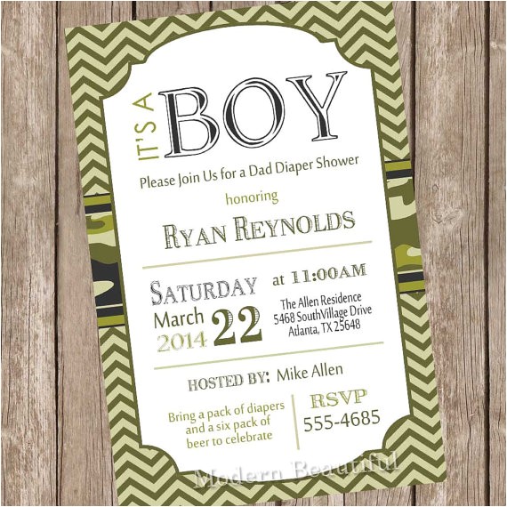 Free Printable Camo Baby Shower Invitations Camo Baby Shower Invitation Army Baby Shower Invitation