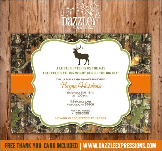 Free Printable Camo Baby Shower Invitations Printable Mossy Oak Camo Baby Shower Invitation