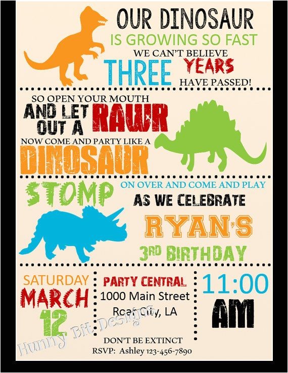 Free Printable Dinosaur Birthday Invitations 25 Best Dinosaur Birthday Invitations Ideas On Pinterest