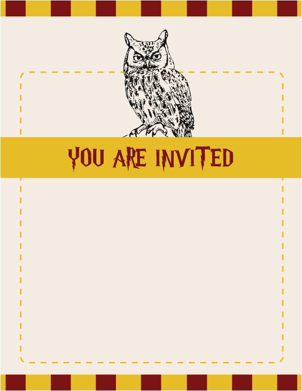 Free Printable Harry Potter Birthday Invitations Harry Potter Party Invitations theruntime Com