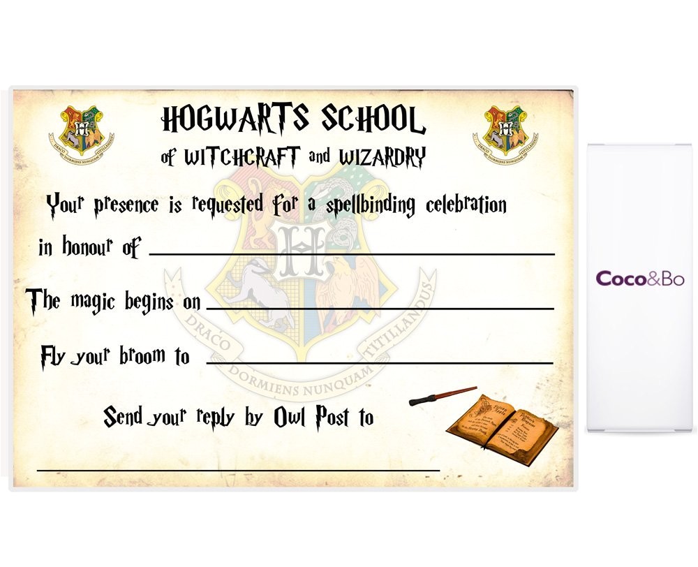 Free Printable Harry Potter Birthday Invitations Harry Potter Ticket Invitation Template Bagvania Free